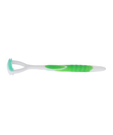 Buy Tongue Scraper Cleaner - Flexible & Safe Oral Hygiene Tool with Long Handle | Travel Case Included (Green) - Buy Online on GoSupps.com