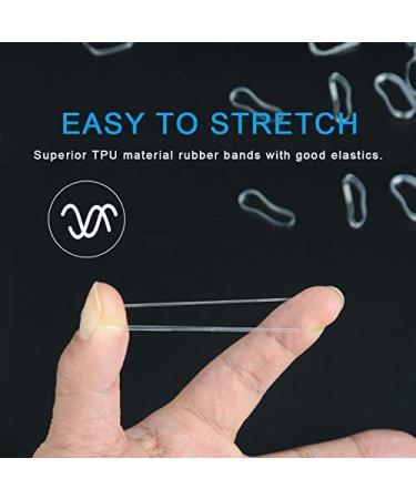 1000 Durable Mini Elastic Hair Ties - Soft Rubber Bands for Women & Girls | Perfect for Daily Hairstyles - Buy Online on GoSupps.com