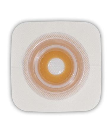 ConvaTec 411806 SUR-FIT Natura Moldable Technology Durahesive Skin Barrier with Mold-to-Fit Opening and Hydrocolloid Tape Collar, White, 2-3/4" Flange, 1-3/4" - 2-1/8" Stoma Opening, Pack of 10