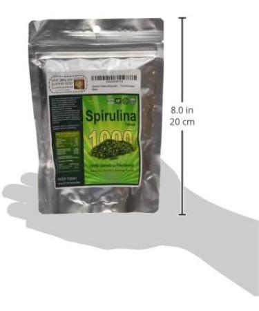 Sunlit Best USDA Organic Spirulina Tablet - Immune Support & Energy Drink with Chlorophyll - 1000 Superfood Tabs - Buy Online on GoSupps.com