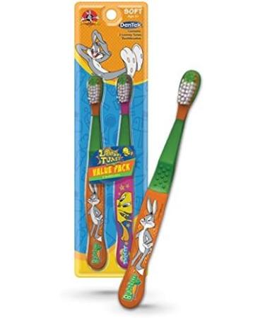 Dentek Looney Tunes Toothbrush Twin Pack - Soft Bristles - Buy Online on GoSupps.com