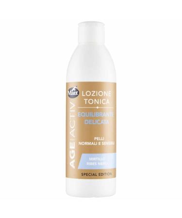 Matt Matt Delicate Balancing Tonic Lotion Refreshes loosens and tones the skin ideal for all leather types Formula with Blueberry and Blackcurrant Viso Cleansing 250 ml