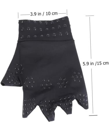 Mobestech Fingerless Work Gloves - Protective Gloves for Typing & Tendonitis Relief | Hand Support & Comfort - Buy Online on GoSupps.com