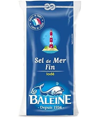 THE WHALE - Fine Iodine Sea Salt Poly Bag 500G - (Pack of 4) - Buy Online on GoSupps.com