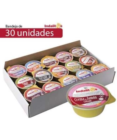 Essence and Flavor INDALITOS Packaging of 45 individual doses of ham cream and ham cream 25 g - Buy Online on GoSupps.com