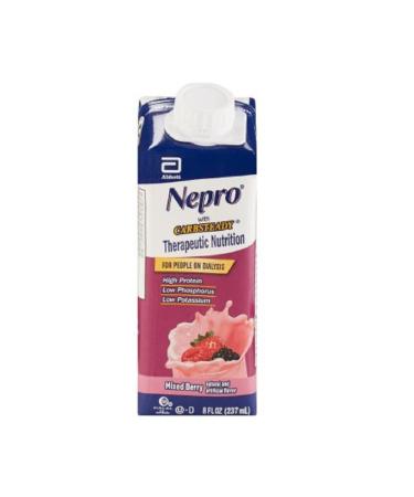 Nepro Mixed Berry, 8 Ounce Recloseable Carton, Abbott 64796 - Case of 24