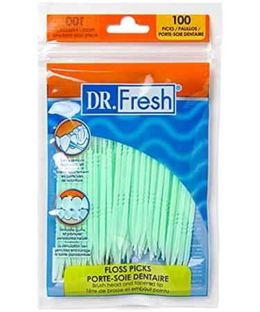 3 pk x 100 ct Soft Bristle Dental Floss Picks - Interdental Brush, Toothpicks - 300 Total - Buy Online on GoSupps.com