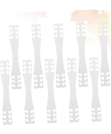 Fomiyes 10 Pack Adjustable Mask Strap Extensions - Ear Handle Buckles for Comfortable Wear | White Mask Accessories - Buy Online on GoSupps.com