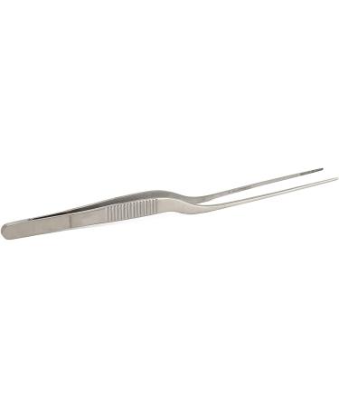 Pack of 2 Curved Stainless Steel Tweezers with Corrosion Protection - Ideal for Hearing Aids | International Shipping Available - Buy Online on GoSupps.com