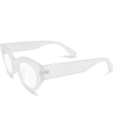 2SeeLife Clear Bold Cat Eye Reading Glasses for Women - Stylish 1.5x Readers for Comfortable Vision - Perfect for All Face Shapes - Buy Online on GoSupps.com