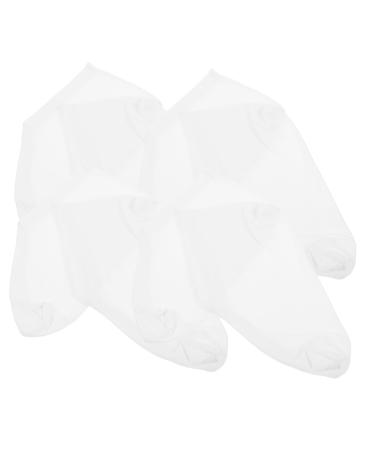 Healeved 4pairs spa Gloves Nursing Cover Foot moisturising Socks Boots Heel Protector Socks Stocking Gel Moisturizing Cotton Spandex Socks Cosmetic Elastic Stockings Sock