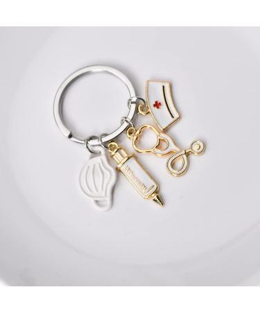 Guqqeuc Nurse Gifts | Stethoscope Keychain & Nurse Cap | Perfect Doctor & Nurse Appreciation Gifts for Women & Men | Nursing Graduation Gifts for Students & Practitioners - Buy Online on GoSupps.com