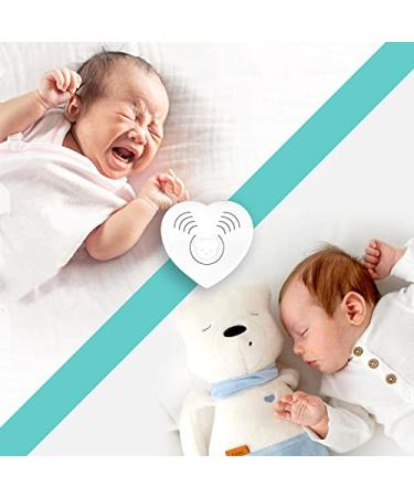 MyHummy Sleep Aid - Snoozy Basic White & Blue | White Noise Baby Soother for Calming Sleep | Ideal for Infants 0 Months+ - Buy Online on GoSupps.com
