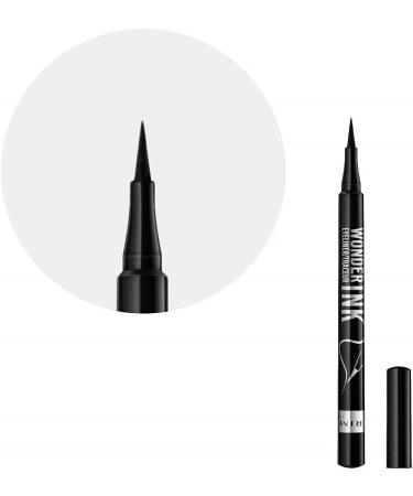 Rimmel Wonder'Ink Liquid Eyeliner Black 1 ml - Long-Lasting Precision Eyeliner - Buy Online on GoSupps.com