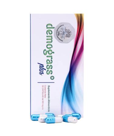 Demograss Plus Aloe Vera Capsules - Dietary Supplement with Aloe Vera, 500 mg, 30 Capsules