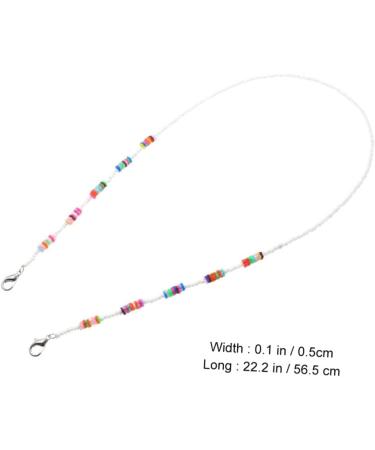 Frcolor 2 Pieces Children Mask Lanyard - Fall Protection Chain Multi-Purpose Hanging Tape for Masks & Hats Kid's Mask Decor - Buy Online on GoSupps.com