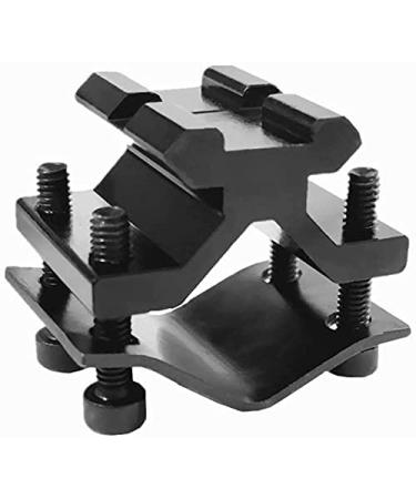 FIRECLUB Universal Single Dual Sides Picatinny Barrel Mount Tube Adapter for Flashlight Optical Sight hudiekou