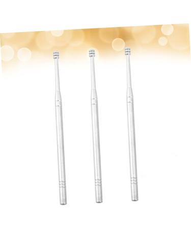 FRCOLOR 3pcs Ear Cleaning Tool Kit - Metal Earpick Spoon & Curette for Earwax Removal - Portable & Easy to Use - Ideal for Men & Women - Buy Online on GoSupps.com