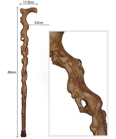 Wooden Walking Stick Solid Cane Folding Chicken Wing Wood Old Walking Stick Root Carving Smooth and Delicate Light Walking Poles (Color : #3) #2 - Buy Online on GoSupps.com