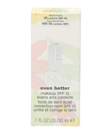 Clinique Even Better Makeup SPF 15 Cashew 1oz - Dry to Combination Oily Skin - Buy Online on GoSupps.com