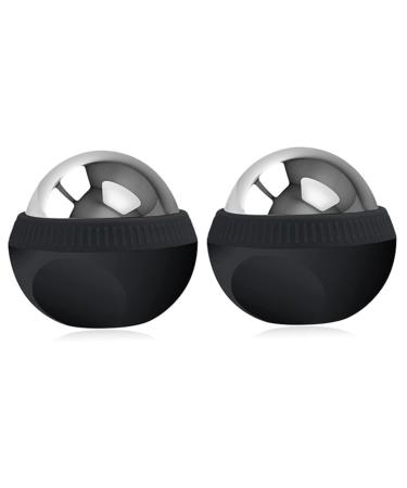 Ultechnovo 2st massage ball made of stainless steel Massage ball Body massage device Rolling ball for the household foot massage device Comfortable tools for muscle relaxation Massage device with ice rolls Face