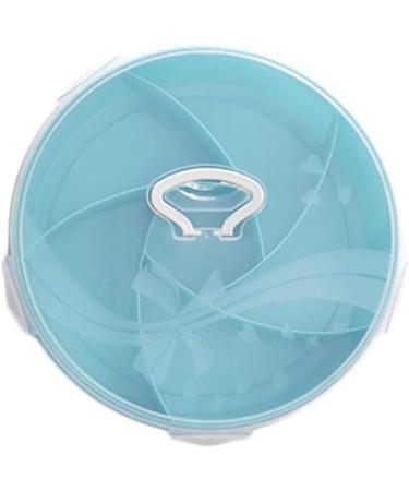 FELTECHELECTR Snack Platter Dish Appetizer Server Tray Nut Container 28.5*7.3cm Blue - Buy Online on GoSupps.com
