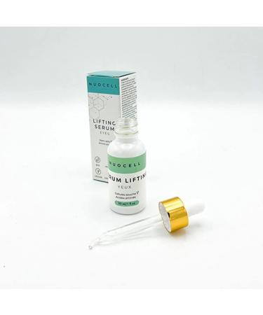 NuoCell | Eye Lifting Serum | Reduces Wrinkles Dark Circles and Deeply Hydrates Skin | Lifting Effect Face Care for a Radiant Face | Organic & Vegan Formula | 8 ml - Buy Online on GoSupps.com