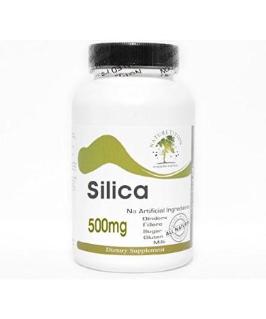 Silica 500mg 100 Capsules - No Additives Naturetition Supplements