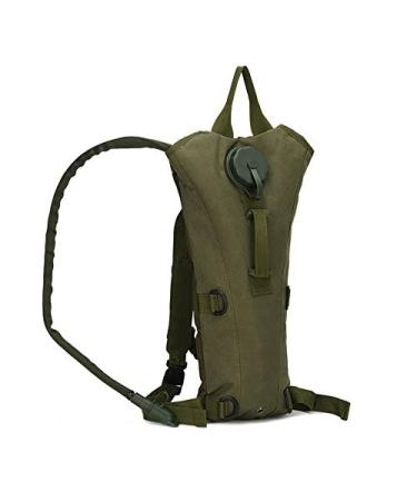 Duduzui drinking bag with 3l drinking bubble water bladder with use hiking camping backpack hydration Camelbak pack for climbing trekking cycling mountaineering green