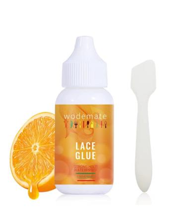Adhesive Hair Glue for Front Lace Wigs Strong Hold Glue for Wigs and Hair Systems Invisible Bonding Waterproof for Hairpiece Replacement Poly&Toupee Systems 30ML