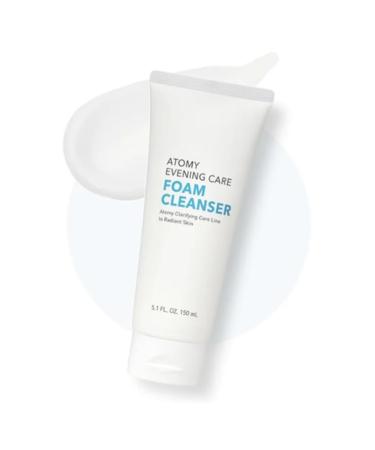 SUDIVA Evening Care Foam Cleanser 5.1 fl oz (150g) Korean Daily Face Wash for Deep Cleansing Gentle Skincare Routine
