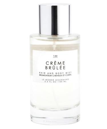 NEW Tru Fragrance Le Gourmand Creme Brulee Hair and Body Mist 144 Women 3.4 FL OZ 100 ml