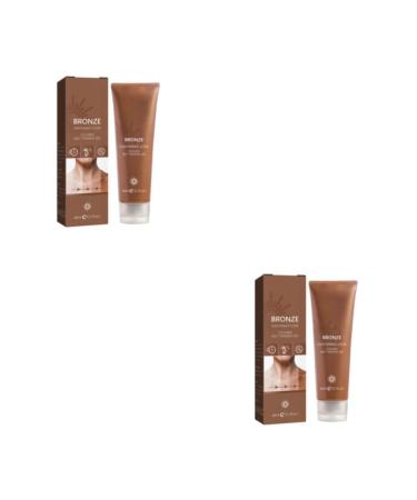 AUklOPVZZ 2 Set of Women Arm Back Leg Face Back Sunless Self-tan Cream Girls Natural Ingredients Bronzing Tanner Ladies Skin Care 2Set