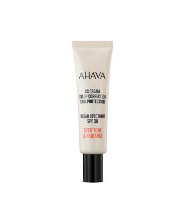 AHAVA CC Cream with Dead Sea Minerals, Skin Protection SPF 30, Vegan, 1.0 fl. oz.