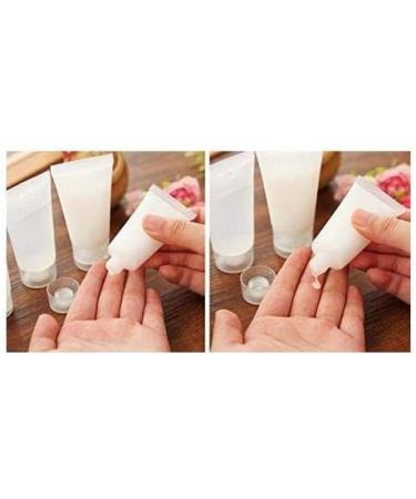 20PCS 5ML Clear Empty Refillable Plastic Soft Tubes Cosmetic Sample Bottles Jars Travel Makeup Travel Container with Screw Cap For Lip Gloss Balm Body Lotion Shower Gel Shampoo - Buy Online on GoSupps.com