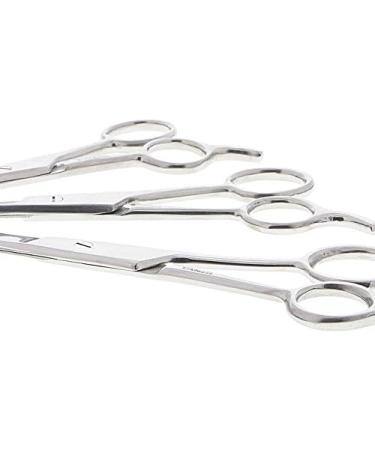 Buy Premium 19 cm Stainless Steel Hair Scissors with Hook - Precision Cutting Tools for a Gentle Finish - Buy Online on GoSupps.com