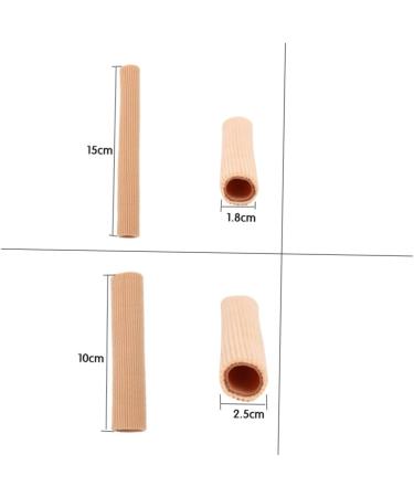 Moisturizing Toe Wound Sleeve 2 Pcs - Size 1 | Toe Covers Tube for Nursing - Finger Handguard Sleeve - Buy Online on GoSupps.com