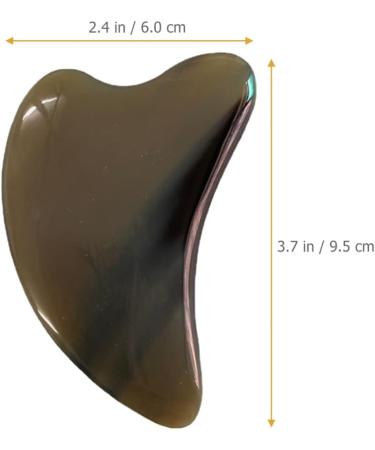 FRCOLOR Triangular Scraping Board - Chinese Guasha Tool for Face Neck & Foot Massage | Jade Comb & Scraper for Muscle Relief | International Shipping Available - Buy Online on GoSupps.com