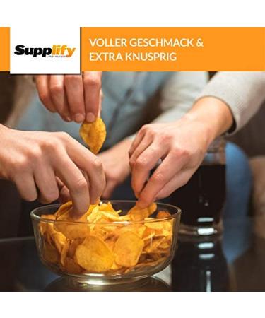 Supplify Vegan Protein Chips - Healthy Snack for Weight Loss & Muscle Building (12 x 50g Mix Box) - Buy Online on GoSupps.com