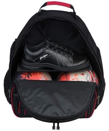 KR Strikeforce Royal Flush Deuce Two Ball Bowling Backpack - Black/Red - Buy Online on GoSupps.com