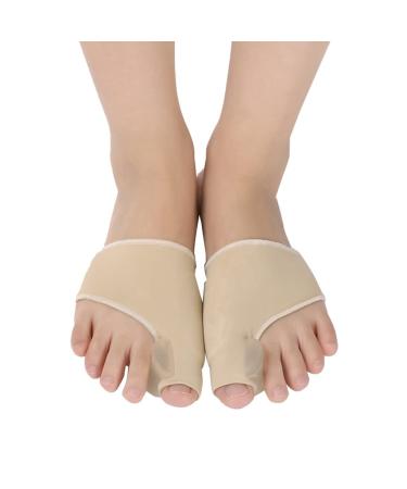 DEAVER Thumb Valgus Toe Corrector Bunion Relief Sleeves with Gel Pad Bunion Brace Cushions Hallux Valgus Relief Diabetic Foot Care for Men and Women Onecolor 1 pairs