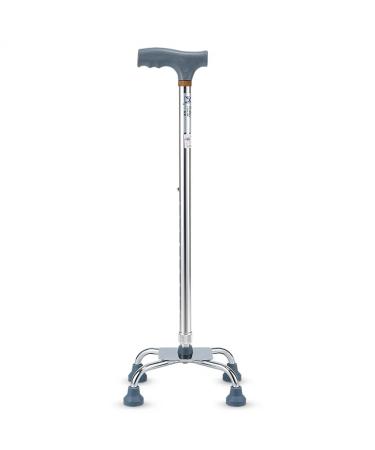 Crutches for The Elderly with Four-legged Cane Walking Aid Non-slip Walking Stick Cane Lightweight Telescopic Cane with Four Corners Auxiliary crutch Yearn for Run forward