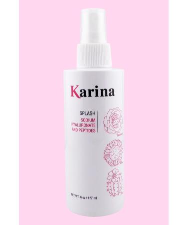 Karina Splash Hydrating Facial Toner with Sodium Hyaluronate & Peptides 6 oz Alcohol-Free Moisturizes & Refreshes Skin Promotes Hydration & Softness Suitable for All Skin Types