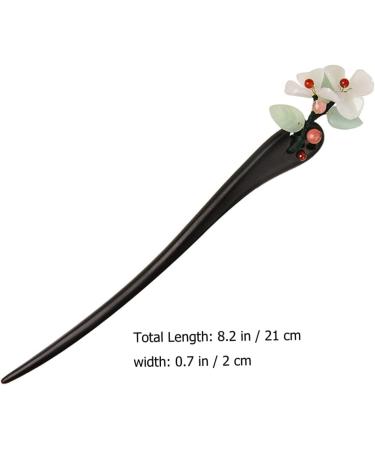 LALAFINA Hanfu Hairpin Flower Hair Chopsticks Flower Headpiece Vintage Hair Accessories Hair Barrettes Decorative Hair Clips Wood Hair Sticks Hair Pin Miss Japan Tassel Ebony - Buy Online on GoSupps.com