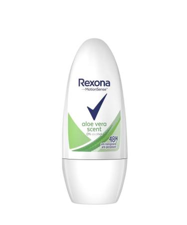 Rexona REXONA 6 x Ladies Aloe Vera Roll-On Air Freshener - 50ml (White)