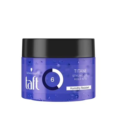 Schwarzkopf Taft Men Titanium Power Gel Hold 6 Hair Styling 2 x 250 ml