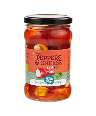 Red peppers with organic cheese 270 g - TERRASANA