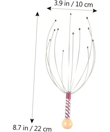 Frcolor 5-in-1 Head Scratcher & Hair Stimulation Massager | Full-Body Massage Tool & Scalp Scratch Filler for Hair Growth | International Shipping Available - Buy Online on GoSupps.com
