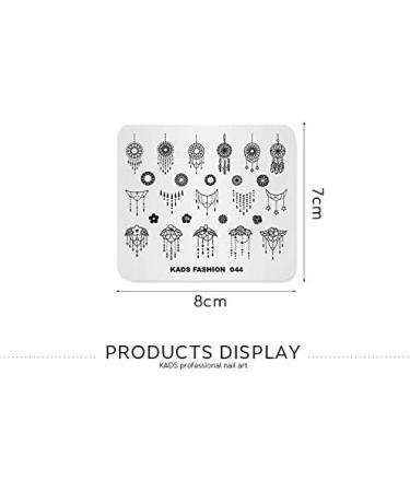 KADS Nail Art Stamping Plates | Fashion Stamping Stencil for Manicure | FA044 Image Templates - Shop Internationally! - Buy Online on GoSupps.com
