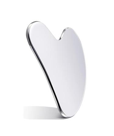 Ikacvb Gua Sha Facial Tools Beauty Guasha Tool for Face Terahertz Gua Sha Stainless Steel Face Massager Tool for Women Body Gua Sha Tool